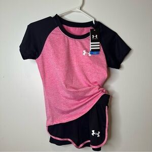 Under armour girls two piece set nwt